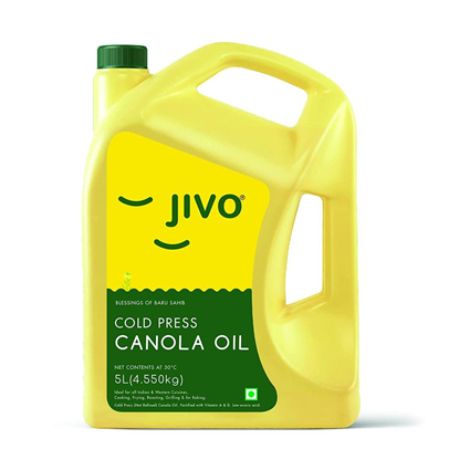 Jivo Canola Oil, 5L Jar