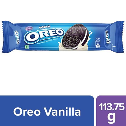 Cadbury Oreo Creme Biscuit Vanilla 120G Pack