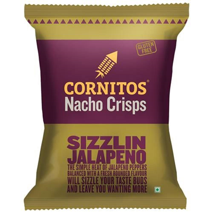 Cornitos Nacho Chips Sizzlin Jalapeno 55G Pouch