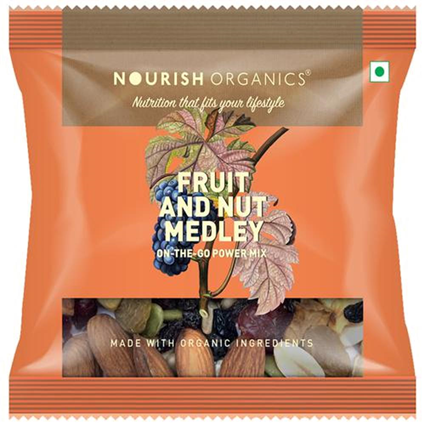 Nourish Organics Fruit Nut Medley 35G