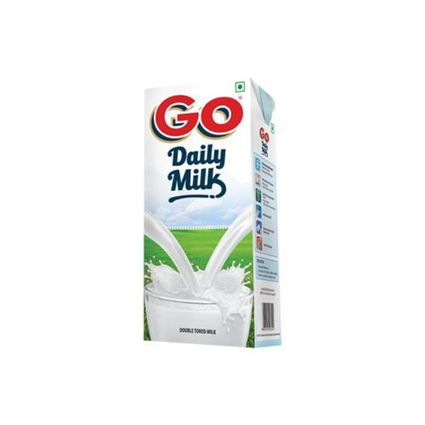 Go Milk Double Toned Milk, 1L Tetra Pack