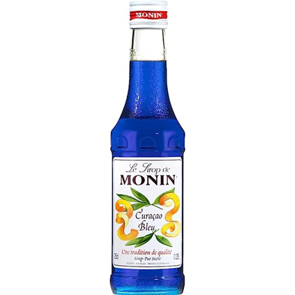 Monin Blue Curacao Syrup 250Ml Bottle