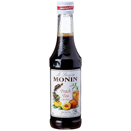 Monin Peach Tea Syrup 250Ml Bottle