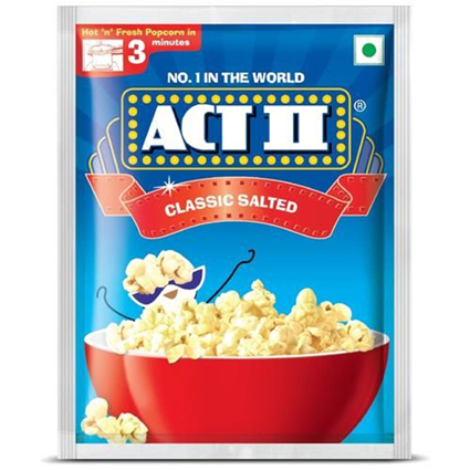 Act Ii Clasic Salted Popcorn Family 90G