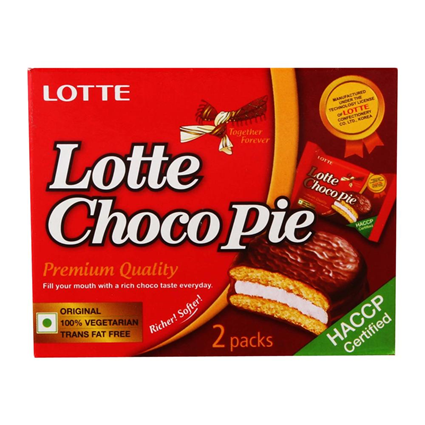 Lotte Choco Pie Carton(2 Pieces) 56G