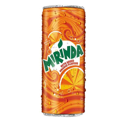 Mirinda Orange Soft Drink 250Ml Can