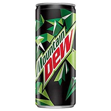 Mountain Dew Soft Drink 250Ml Can