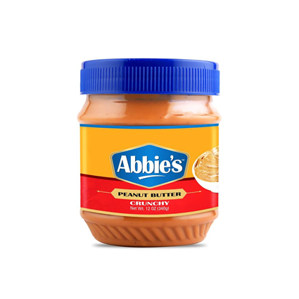Abbies Peanut Butter Crunchy 340G Jar