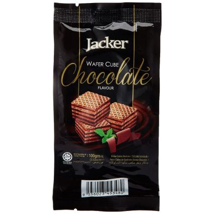 Jacker Chocolate Wafer Cube ,100G