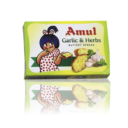 Amul Garlic And Herbs Butter 100G Tetra Pack