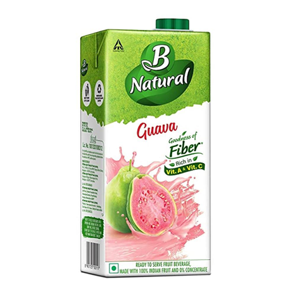 B Natural Guava Juice 1L Tetra Pack