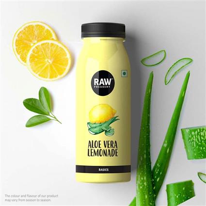 Raw Pressery Aloe Vera Lemonade Juice, 200Ml Bottle
