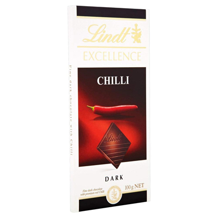 Lindt Excellence Chilli Dark Chocolate 100G