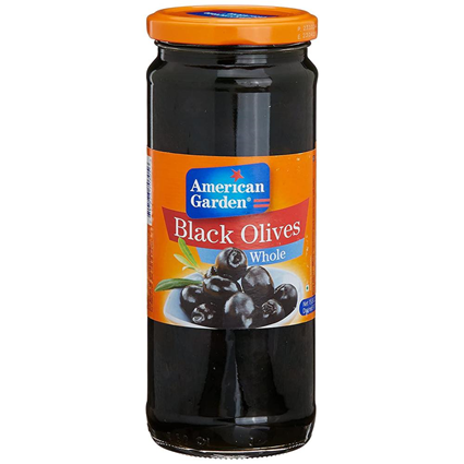 American Garden Black Olives 450G Jar