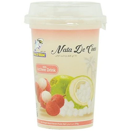 Dolphin Lychee Juice 270Ml Cup