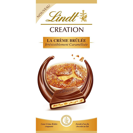 Lindt Creation Cream Brulee Milk Chocolate 150G Box