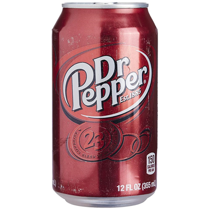 Dr Pepper Cola Soft Drink 330Ml Can
