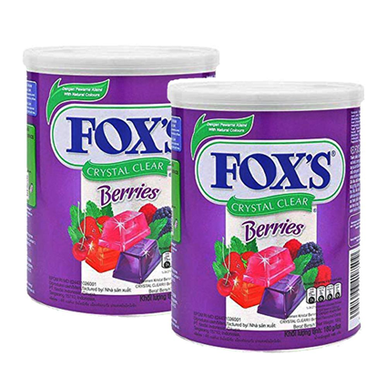 Foxs Berry Flavored Candy 180G Can