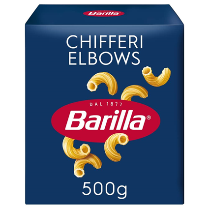 Barilla Chifferi Elbows Pasta 500G Box