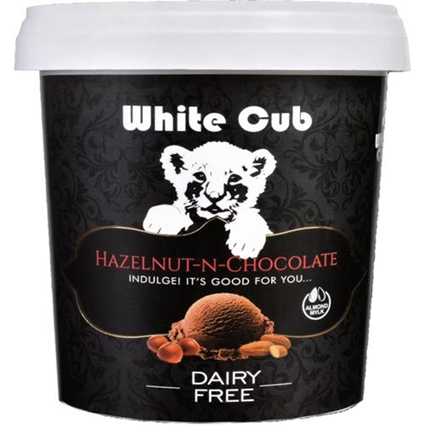 White Cub Ice Cream Hazelnut N Chocolate, 500Ml Tub