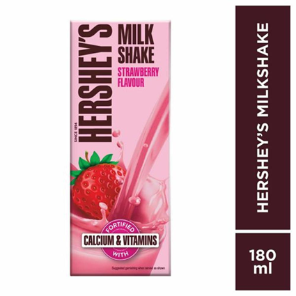 Hersheys Strawberry Milk Shake 180Ml Pouch