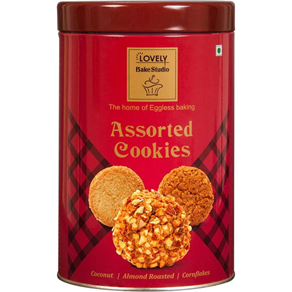 Lovely Almond Roasted Cookies, 250G Tin