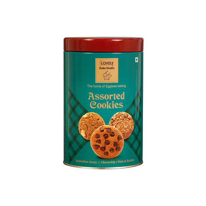 Lovely Bake Studio Assorted Cookies, 250G Pouch