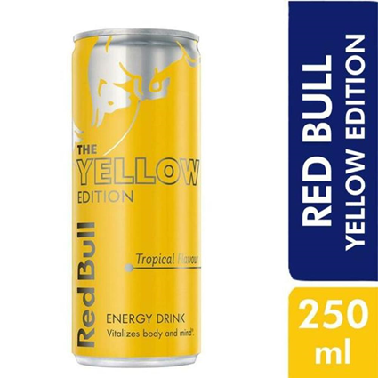 Red Bull Energy Drink Yellow 250Ml Can