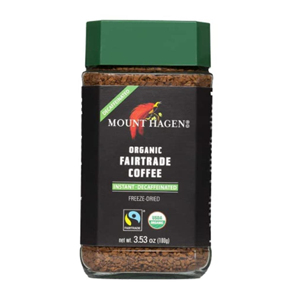 Mount Hagen Organic Decaffeinated Coffee, 100G Bottle