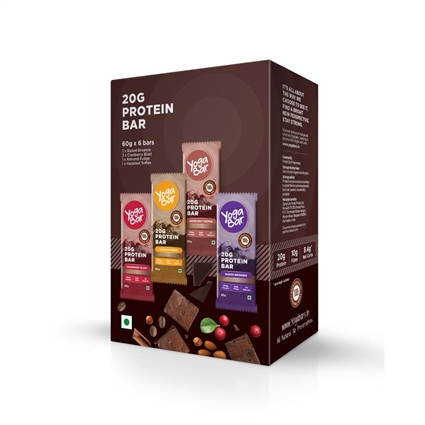 YOGA BAR PROTEIN  VARIETY PACK OF 6