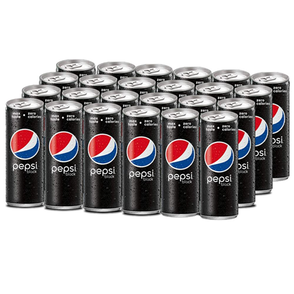 Pepsi Black Can Cola Drinks 250Ml Can