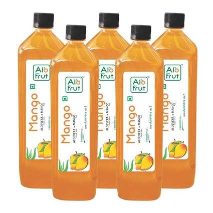 Alo Frut Mango Aloe Vera Juice 1L Bottle