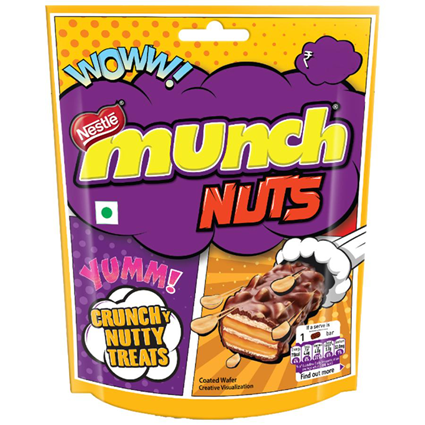 Nestle Munch Nuts Pouch 16G Pouch