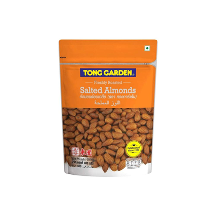 Tong Garden Salted Almond 400G Pkt