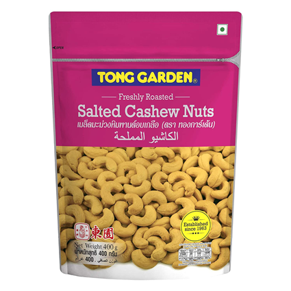 Tong Garden Salted Cashew Nuts 400G Pkt