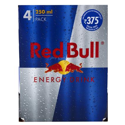 REDBULL ENERGY DRINK 250ML X 4 CAN MLTPK