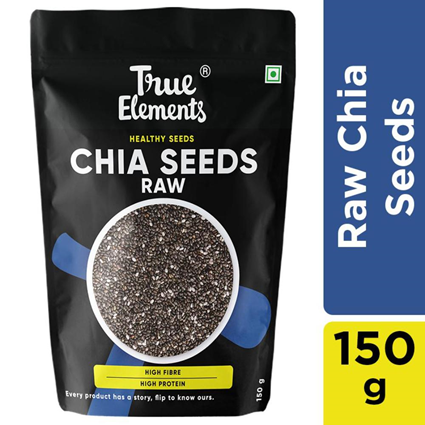True Elements Raw Chia Seeds 150G
