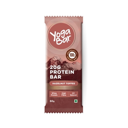 Yogabar Protein Bars Hazelnut 420G Pouch