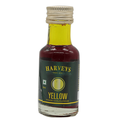 Harveys Food Natural Yellow Colour 28Ml Bottle
