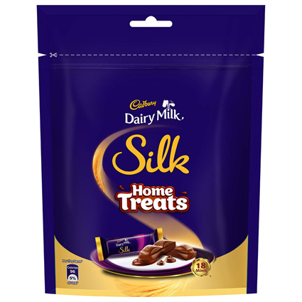Cadbury Dairy Milk Silk Chocolate Home Treats Pack 162G Pouch