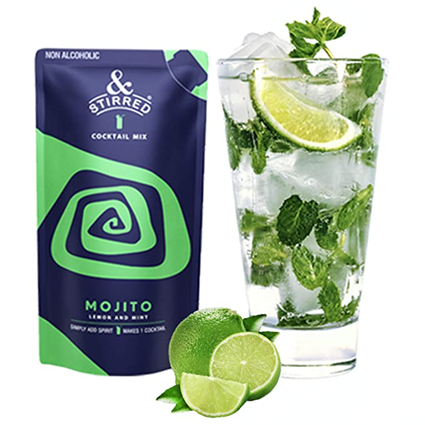 &Stirred Mohito Cocktail Mixer, 125Ml Pouch