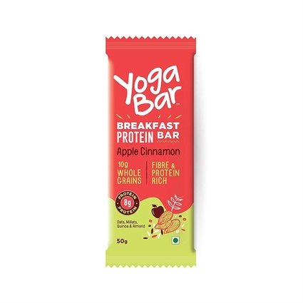 Yoga Bar Breakfast Protein Bar Apple Cinnamon 50G Pack