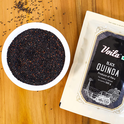 Voila Black Quinoa From Peru 500G Pouch