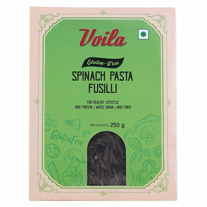 Voila Gluten Free Spinach Pasta, 250G Box