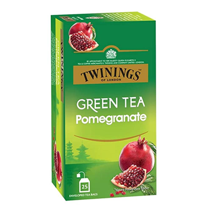 Twinings Green Tea Pomegranate, 25 Tea Bags