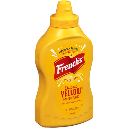 Frenchs Classic Yellow Mustard Sauce, 396G Bottle