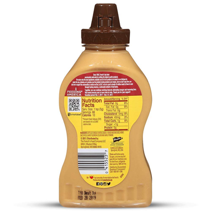 Frenchs Honey Mustard 340G Bottle