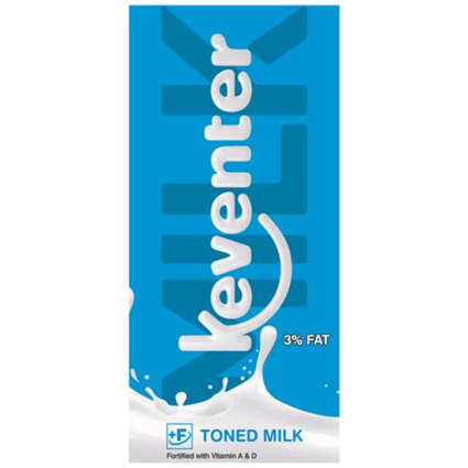 Keventer Toned Milk 1L Carton