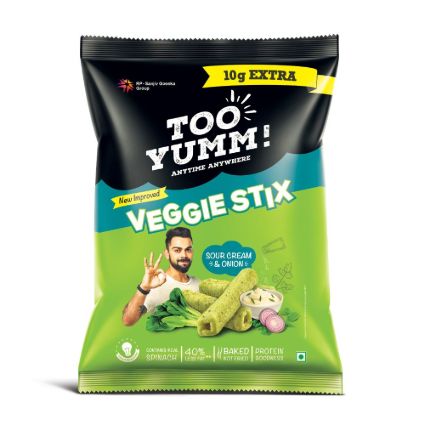 Too Yumm! Sour Cream & Onion Veggie Stix Chips 82G Packet