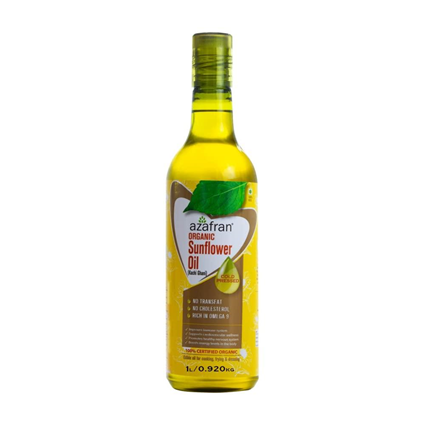 Azafran Infusions Cold Pressed Sunflower Oil 1L Bottle